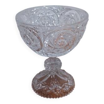 Large Bohemian Crystal Cup