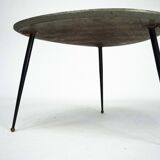 Italian Mid-Century Modern Tripod Coffee Table, 1950s