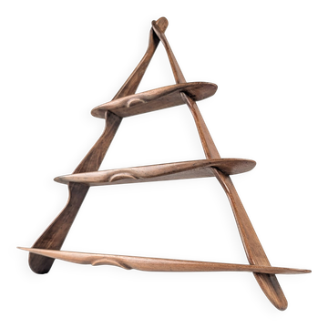 Wall Shelf Attributed to Peder Moos, Denmark, 1950s