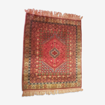 Former 19th century hand-woven Caucasian carpet