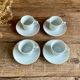 4 vintage porcelain cups