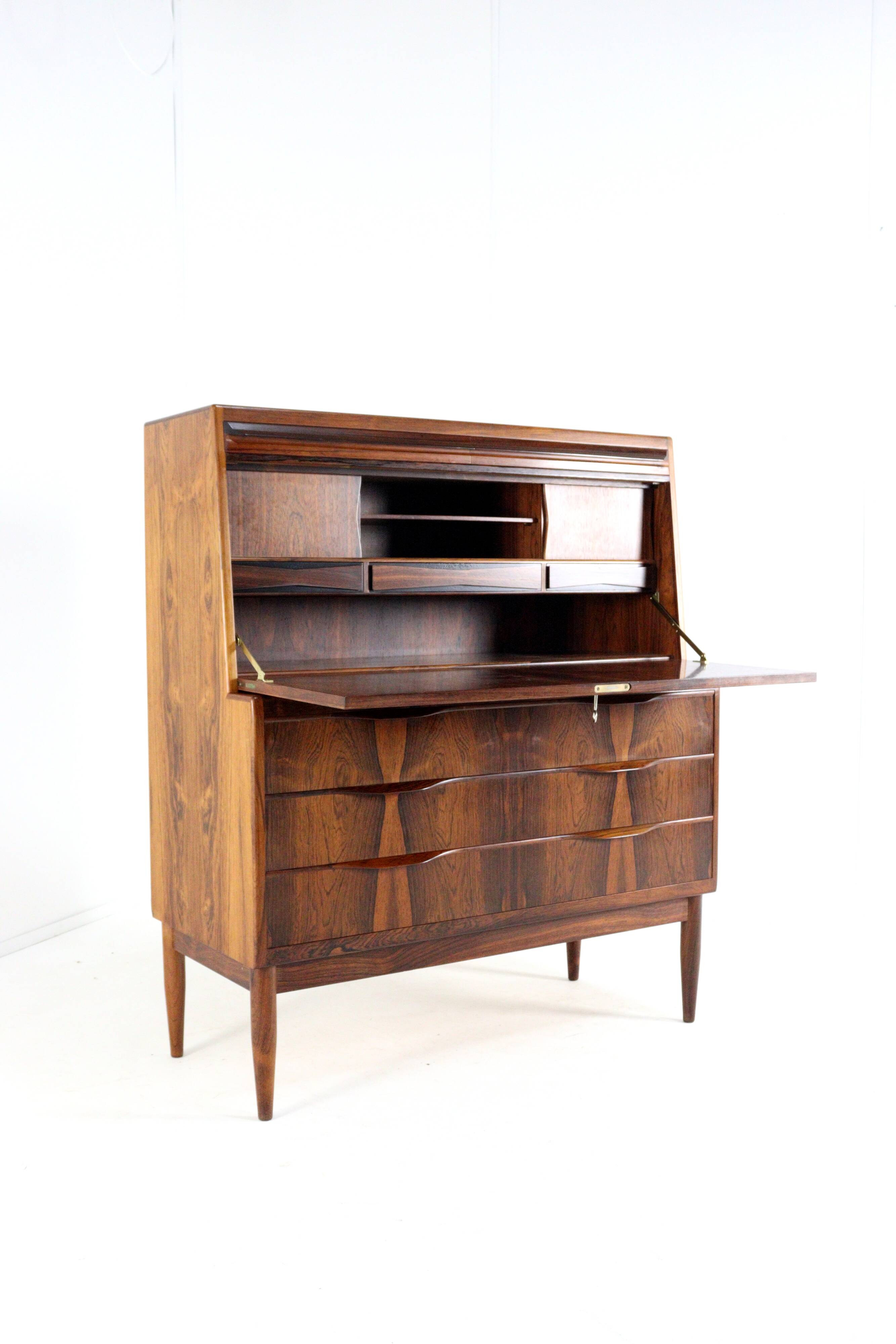 Secretary Erling Torvits for Klim furniture factory in rosewood.