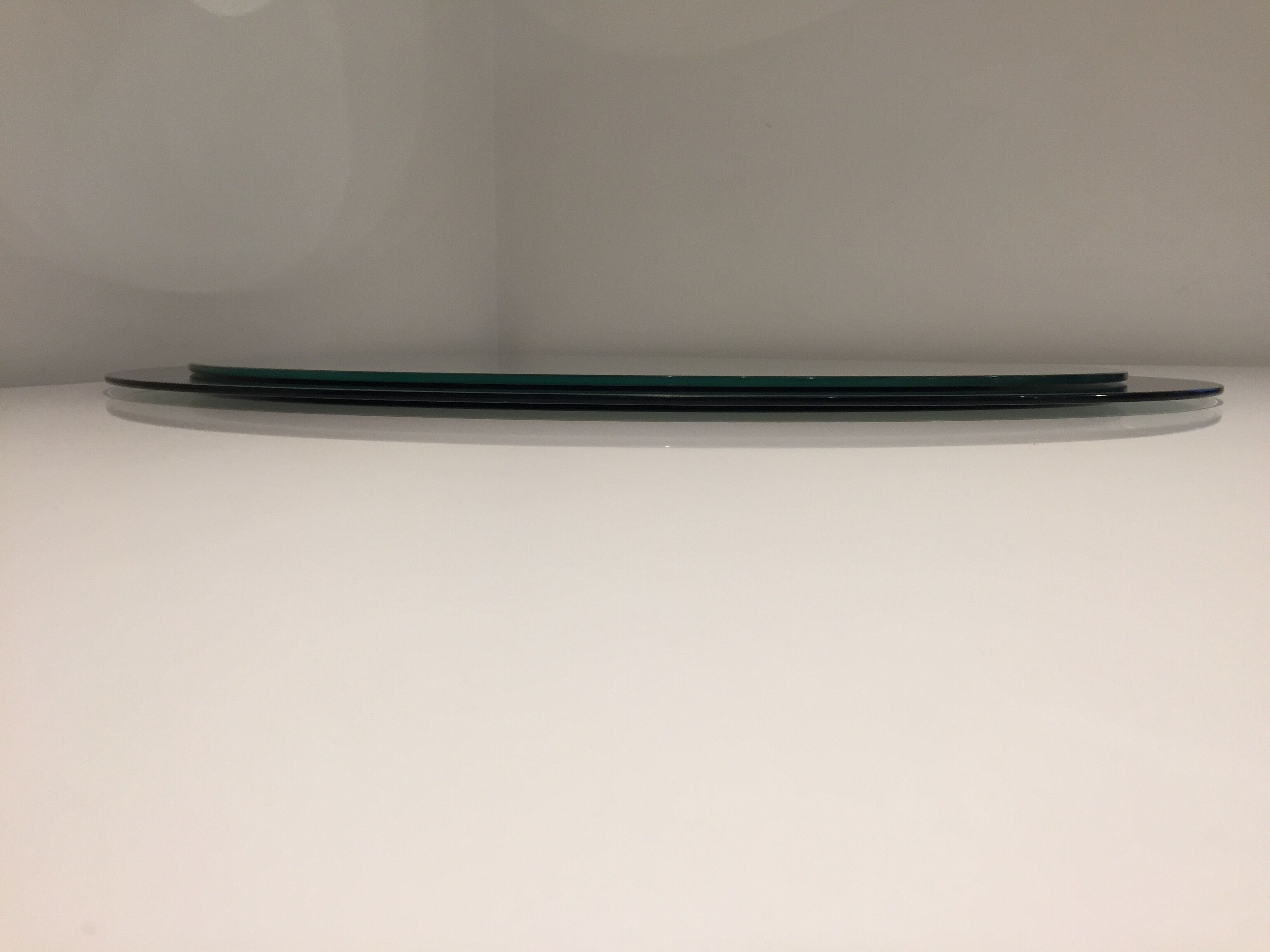 Double egg-shaped mirror, Italian design, 1960s / 1970s