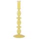 Yellow candle holder