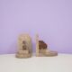 vintage marble Art Deco book stands