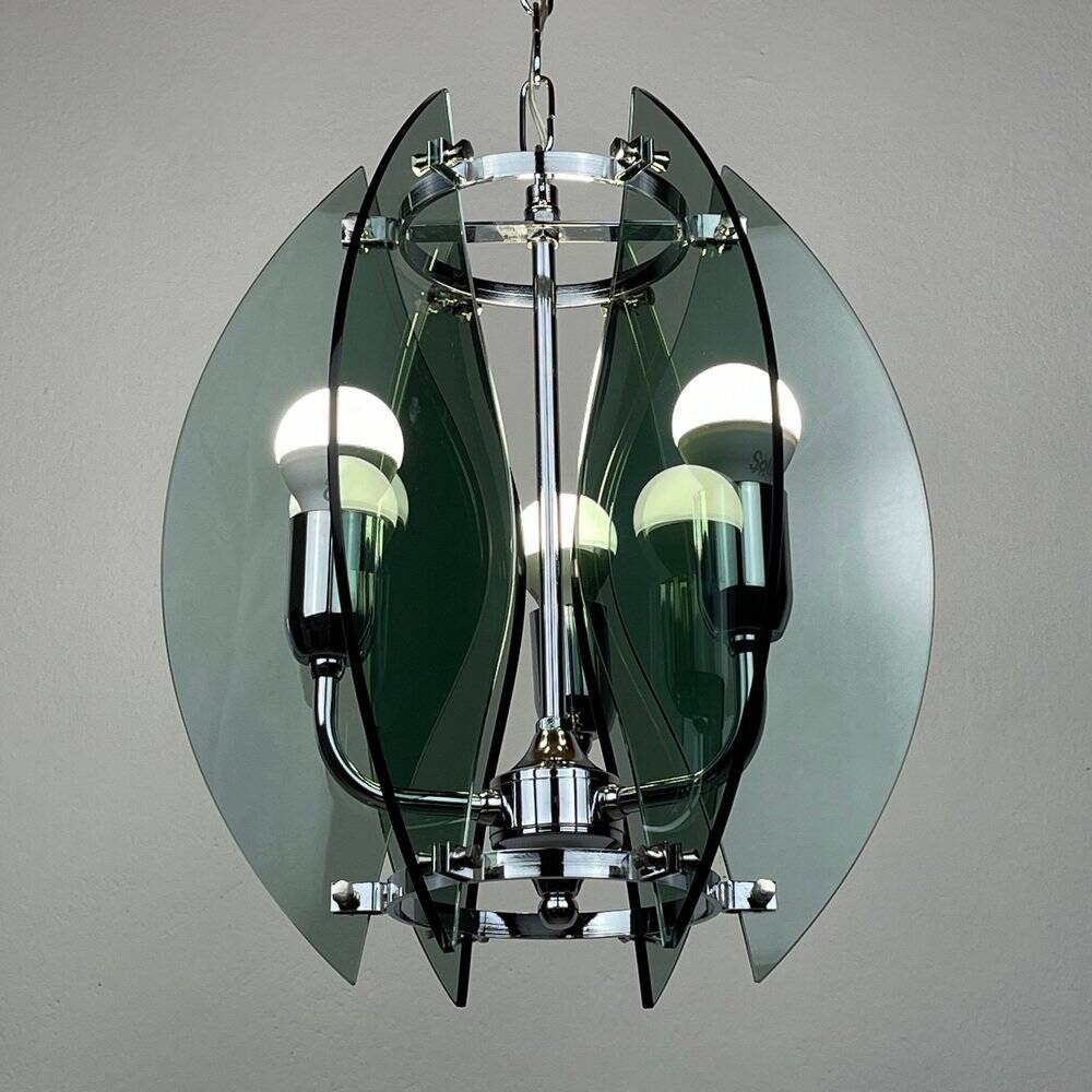 Grey suspension from the mid-century by Veca, Italy, 1980s.