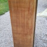 Art deco showcase in walnut and brass from the 30s