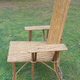 Rattan armchair