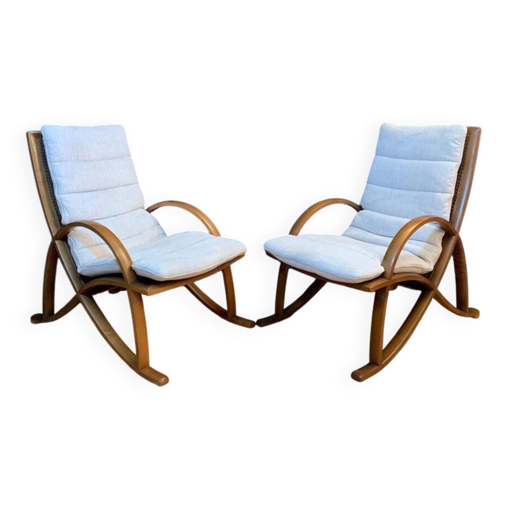 Set of German armchairs from WK Wohnen, 1970s