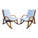 Set of German armchairs from WK Wohnen, 1970s