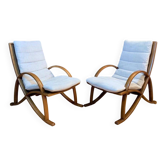 Set of German armchairs from WK Wohnen, 1970s