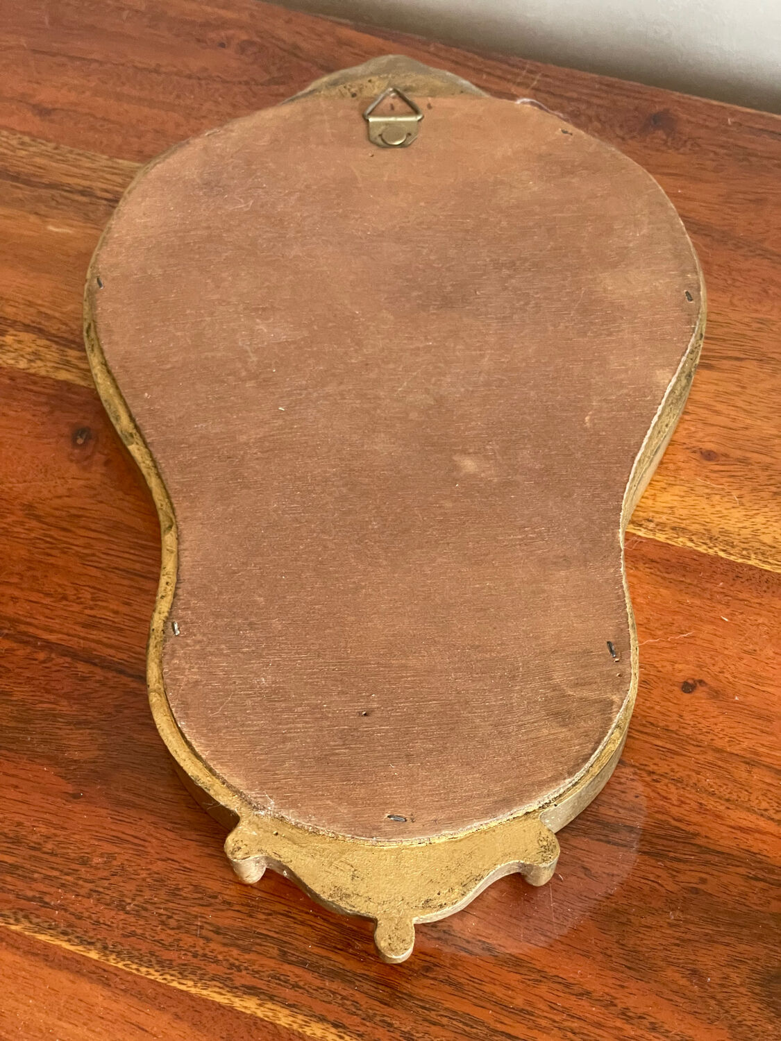 Wooden mirror 34x19cm