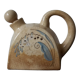 Modernist teapot art deco in stoneware