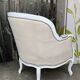 Bergère St Louis XV white rechampi 20th century