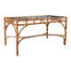 Mid-Century Chippendale Bamboo Dining Table, Italy, 1960s