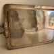 Large 19th century silver-plated copper serving tray - 80 x 48 cm