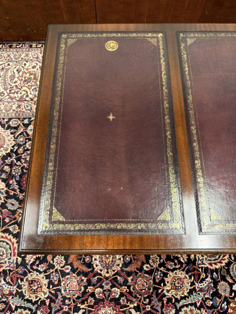 Classic English Chesterfield Desk