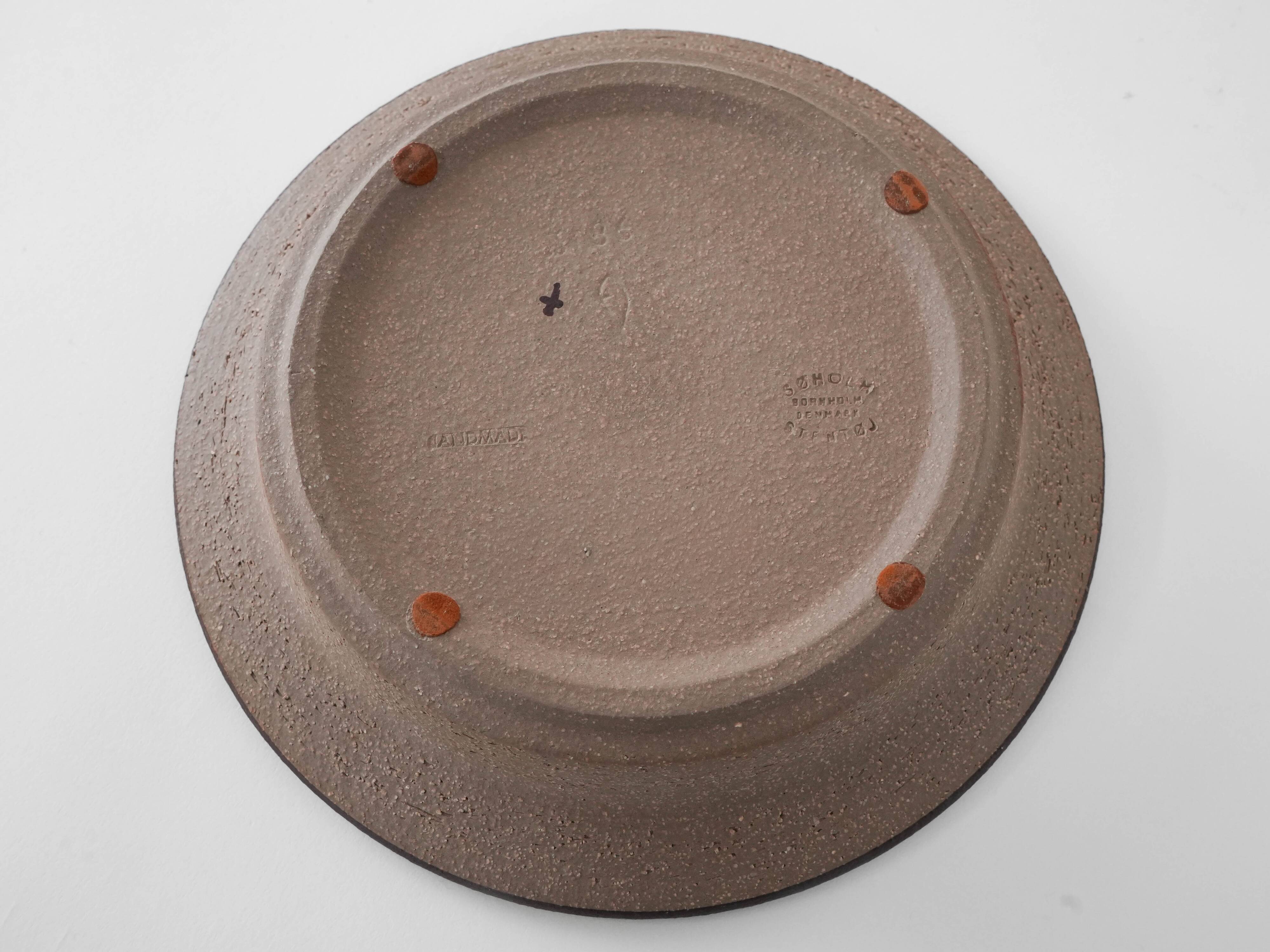 Ceramic bowl, Danish design, 1960s, manufactured by Søholm