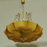 Fountain pendant light from Kamenický Šenov, 1970s