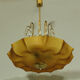 Fountain pendant light from Kamenický Šenov, 1970s