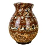 Vase Gerbino Vallauris mixed earth