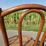 Set of 2 canning chairs Michael Thonet Model 56