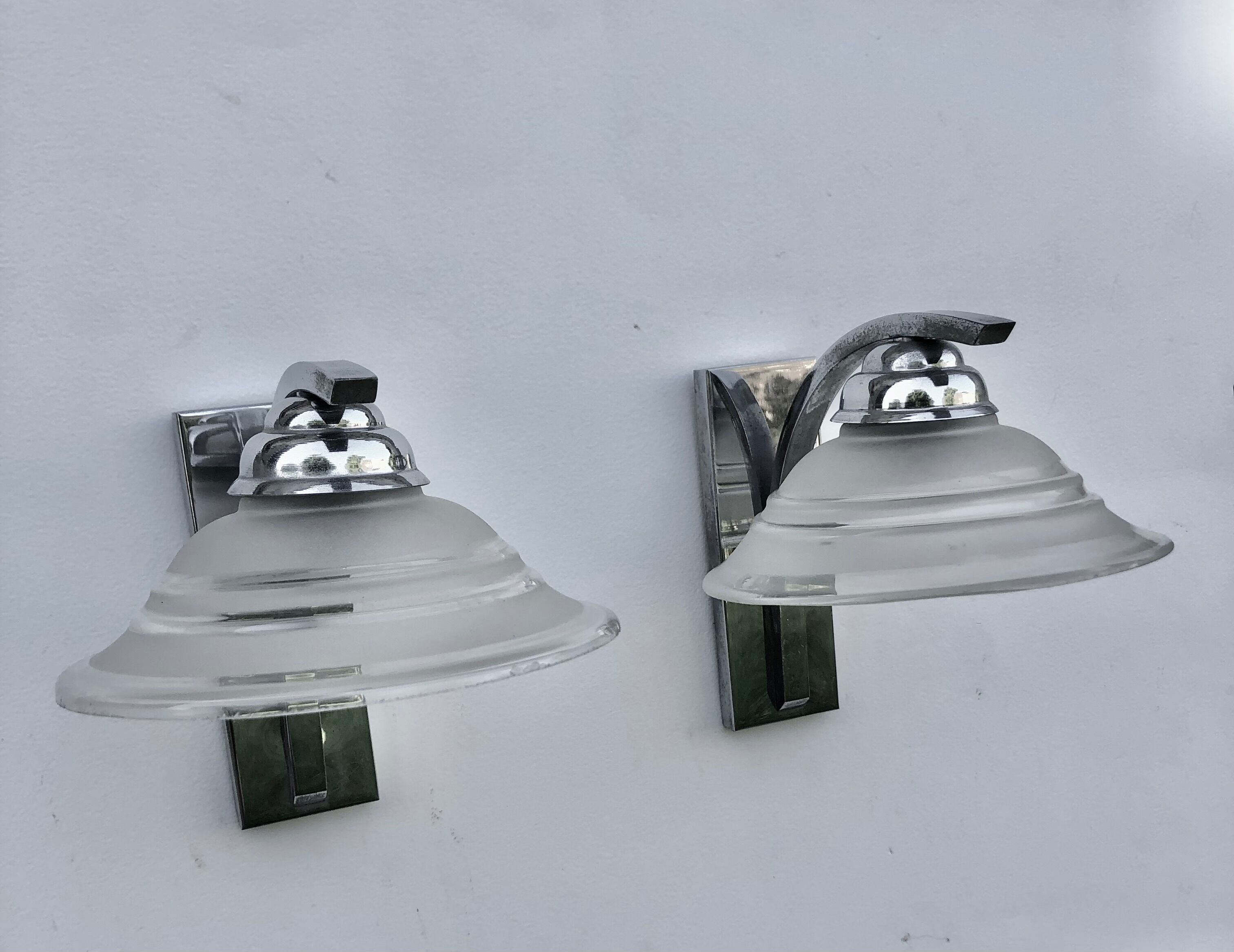 Pair of sconces, art deco