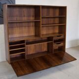 Rosewood Standing Bookcase/Bar Cabinet From Viby Møbelfabrik