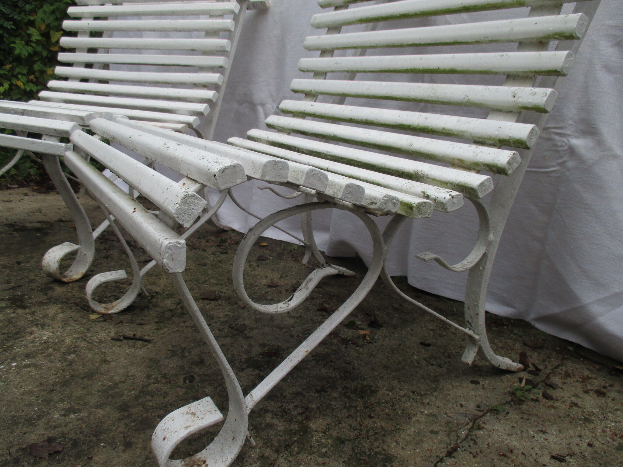 Pair of benches from the 1950