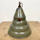Green Industrial Aluminium Hanging Lamp, 1970s