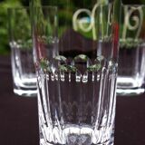 6 large glasses Cups Chopes Harcourt Crystal Baccarat - H 14,2cm