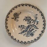 Hollow plate "Chardons" of Gien