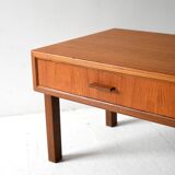 Meuble d'entrée bas scandinave en teck, années 1960