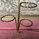 Plant holder 4 twisted iron pots