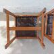 paire de chaises style scandinave, simili cuir noir
