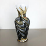 Xxl Multicolored Pop Art Vase Opaline Florence, Italy 1970s
