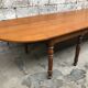 Former large oak farm table early 20th vintage