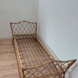 Lit rotin vintage