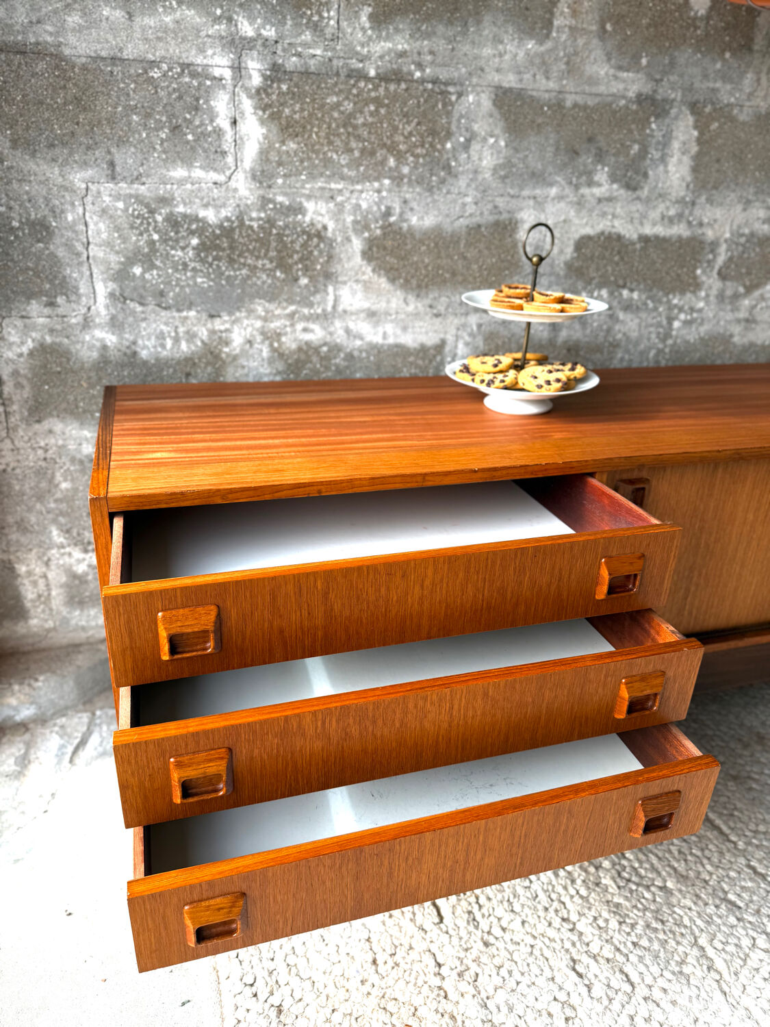 Scandinavian teak sideboard, 1970.