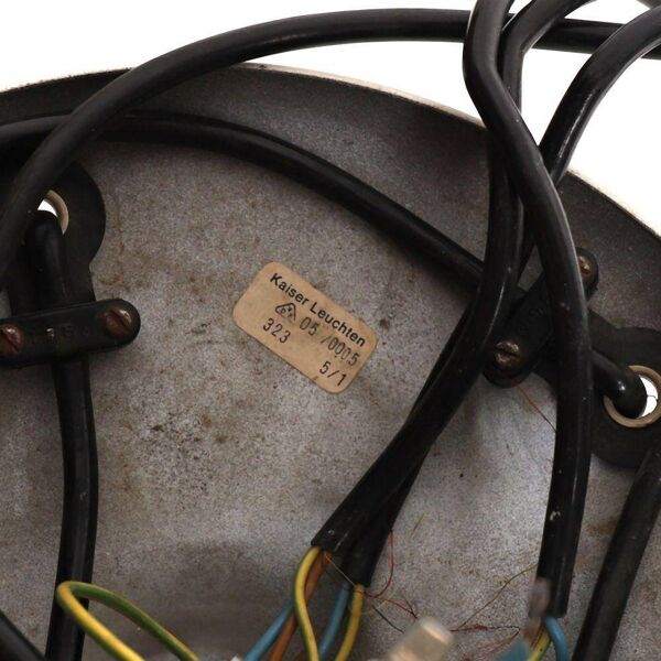 Lustre Space Age Kaiser Leuchten plafonnier 1970 lampe de salon / boule pop art