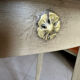 Vintage oval pedestal table