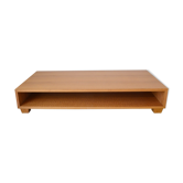 Coffee table Ecart International by Andrée Putman model "crossing" oak wood