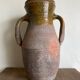 XL vase jar amphora in glazed terracotta