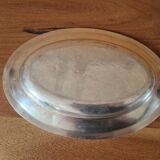 Christofle - Oval serving platter model Maritime Company silver-plated metal