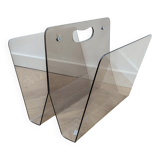 Vintage plexiglass magazine rack