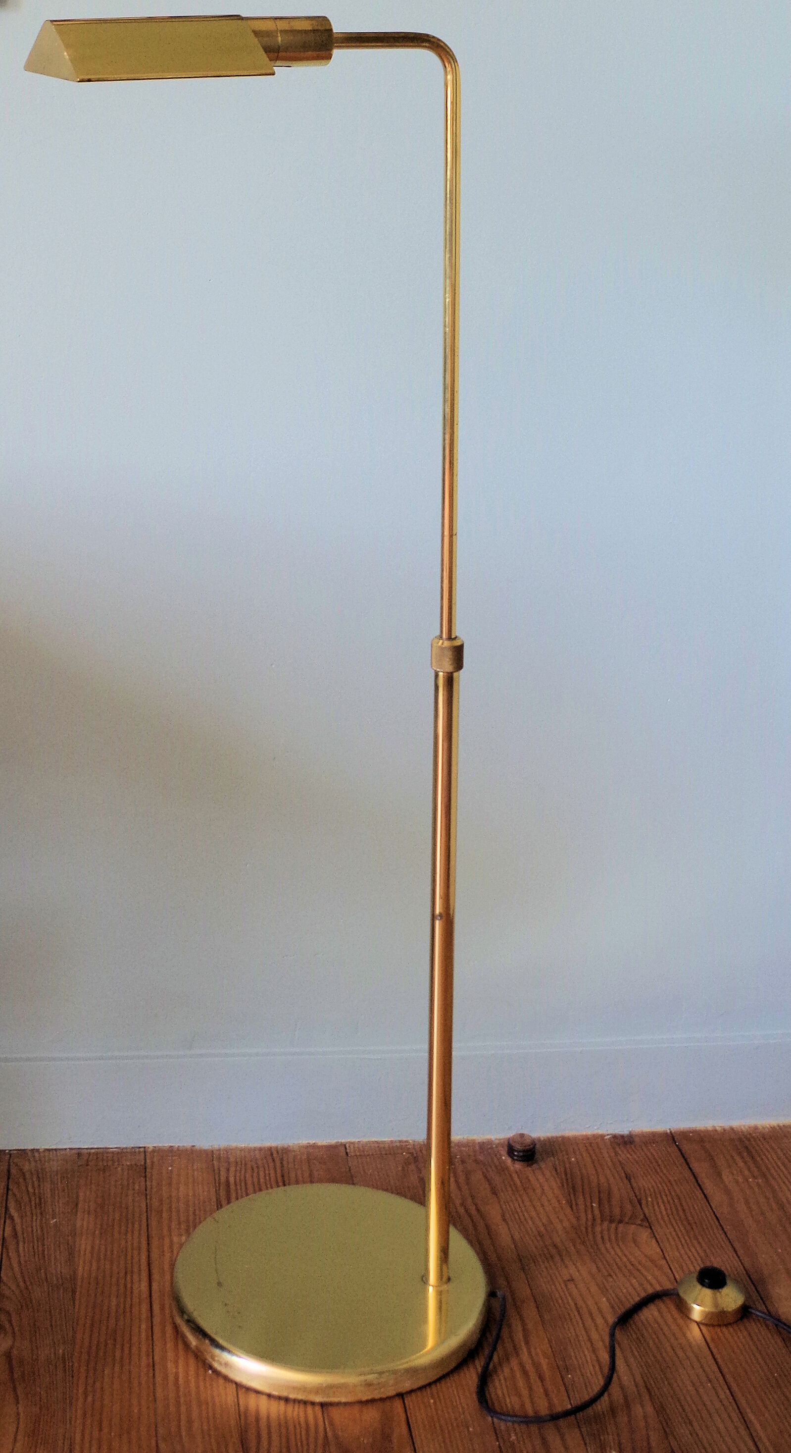 Floor lamp brass 70s