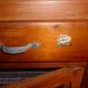 Parisian buffet glazed art deco two drawers