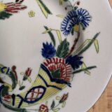 Soap holder / dish in enameled ceramic - gien - vintage 1876