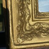 Antique mirror, gilded frame, circa 1830