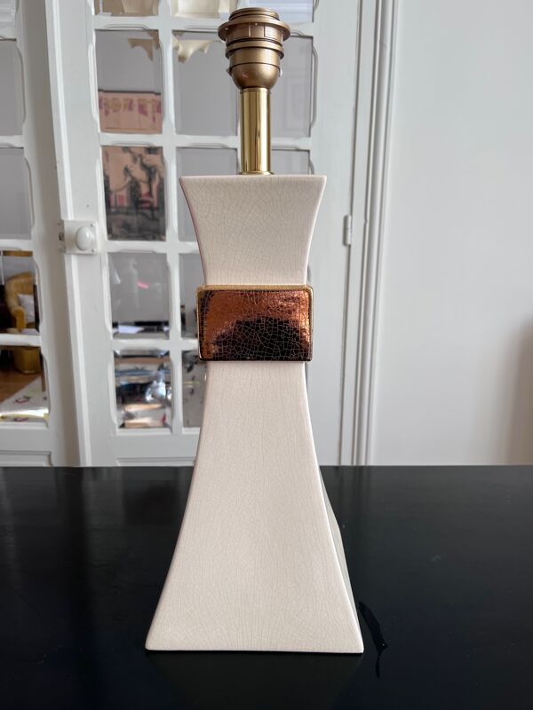 Lampe en céramique le dauphin